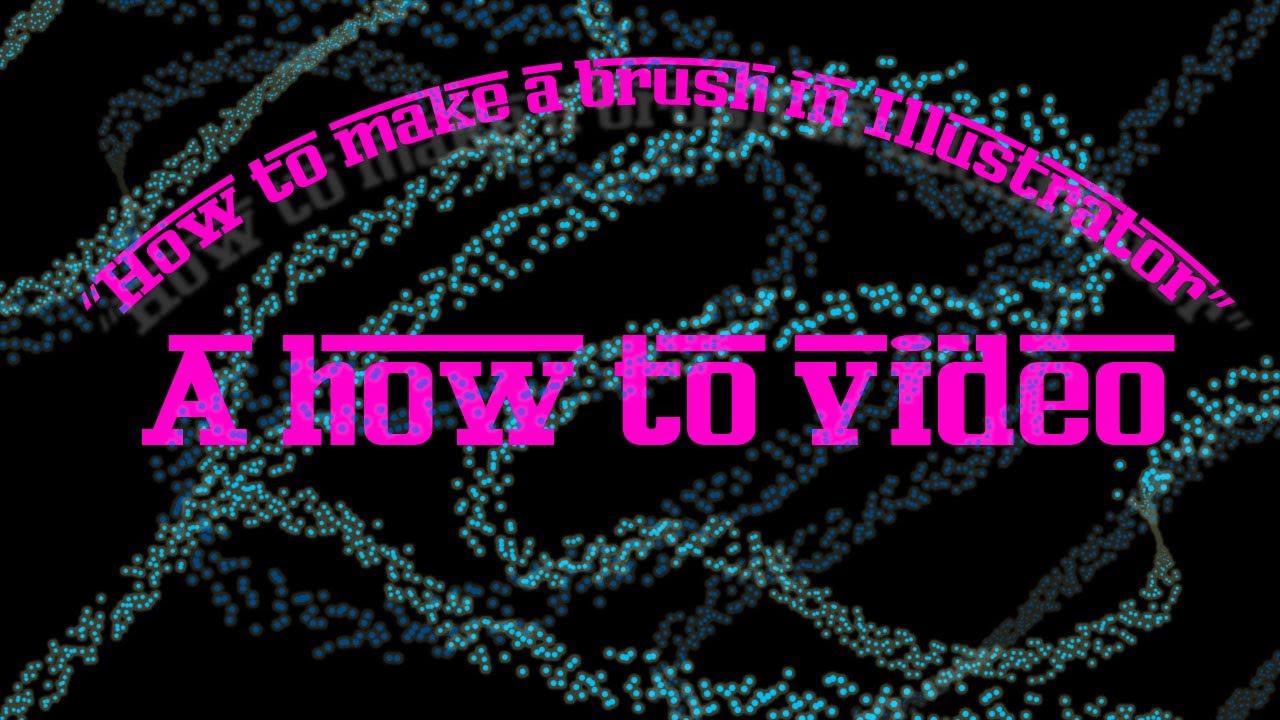 How to tutorial on how to make a inking art brush in Adobe Illustrator-Swiftyspade
