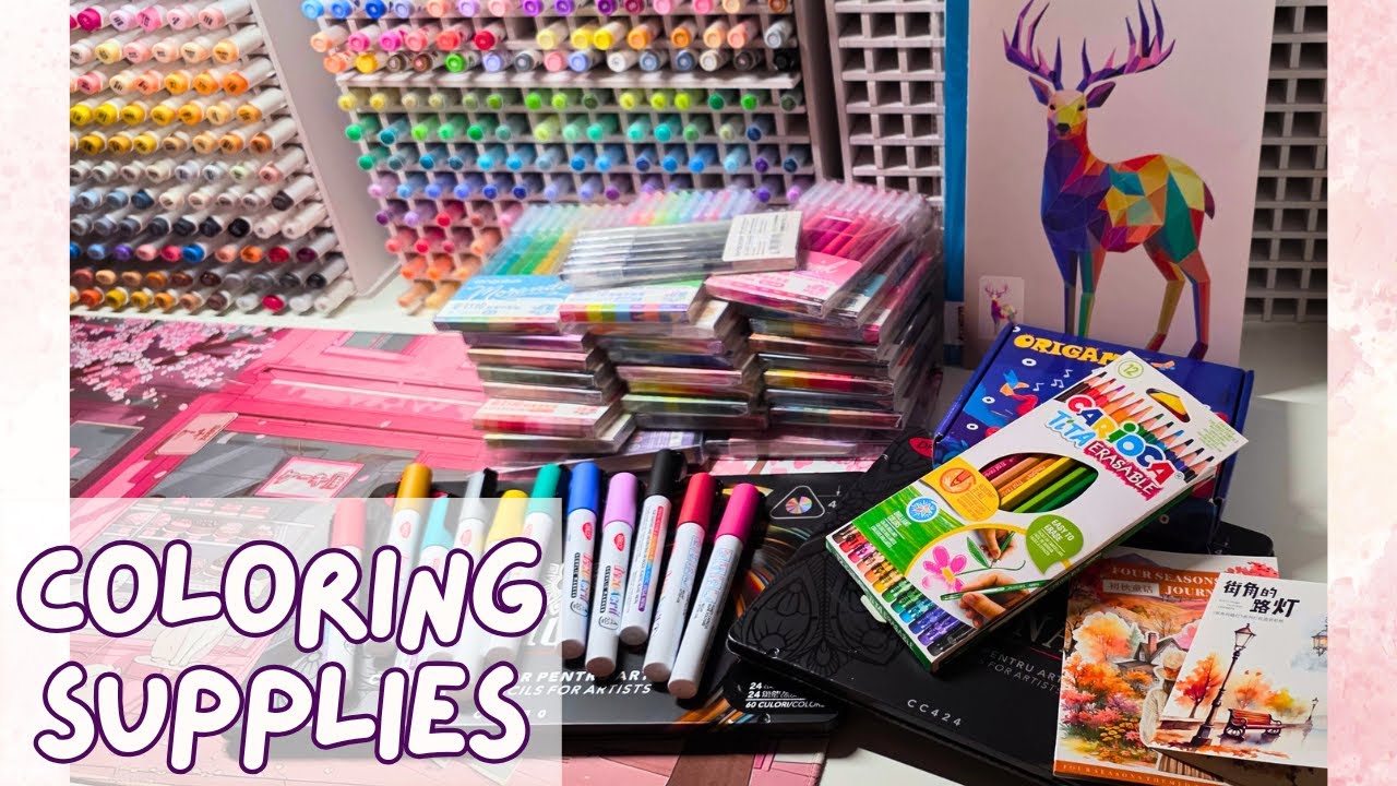 Temu Coloring Supplies Haul | Also some Daco products