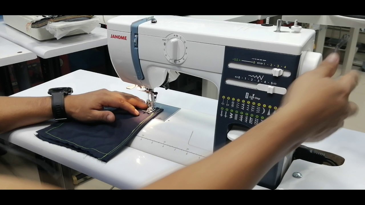 MAQUINA JANOME 523H Video en Español