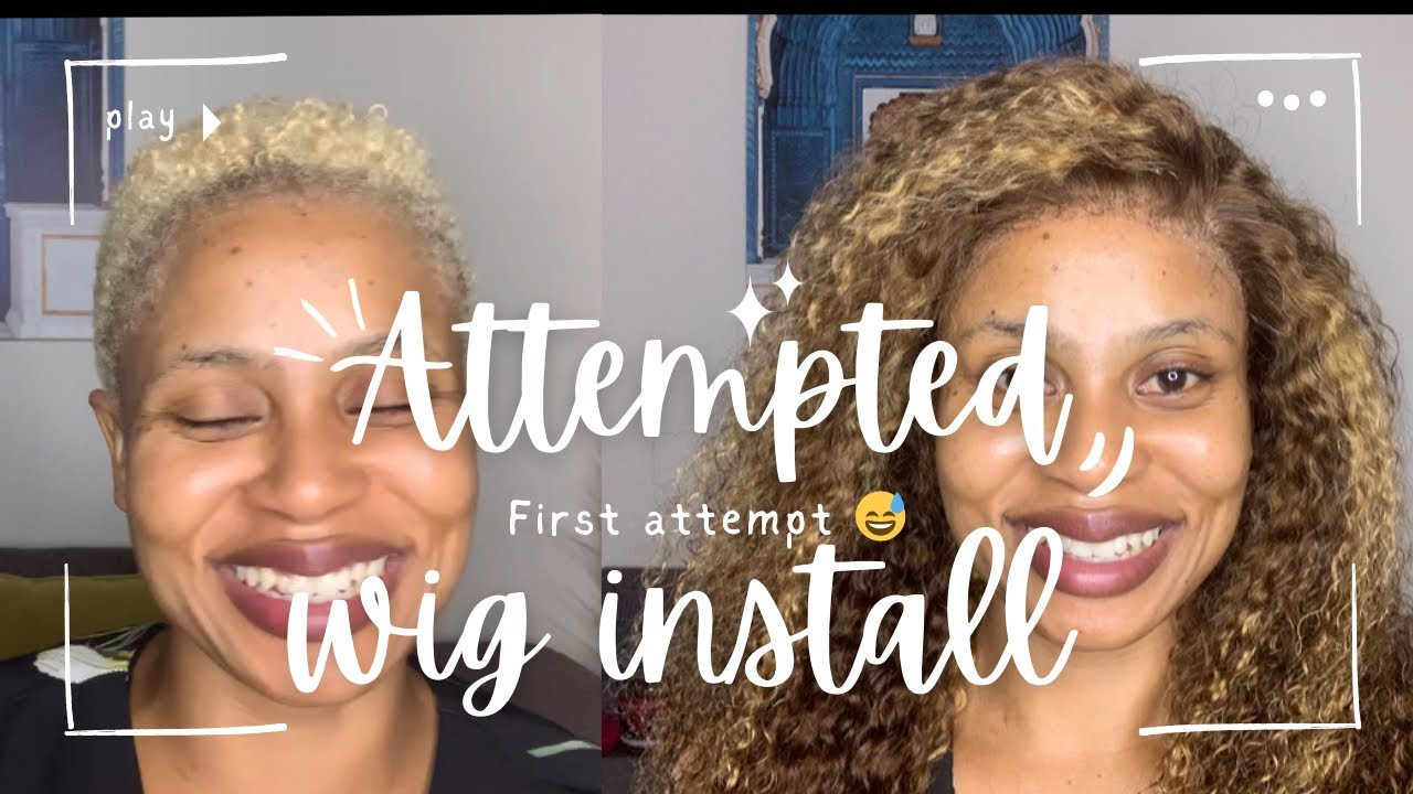 My First Wig Install. Watch Me Struggle & Slay!