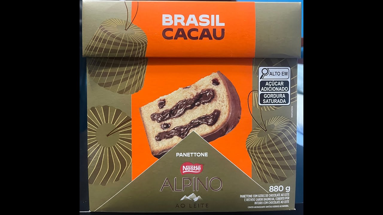 Panettone Brasil Cacau - Trufado Alpino (880g) (2025)