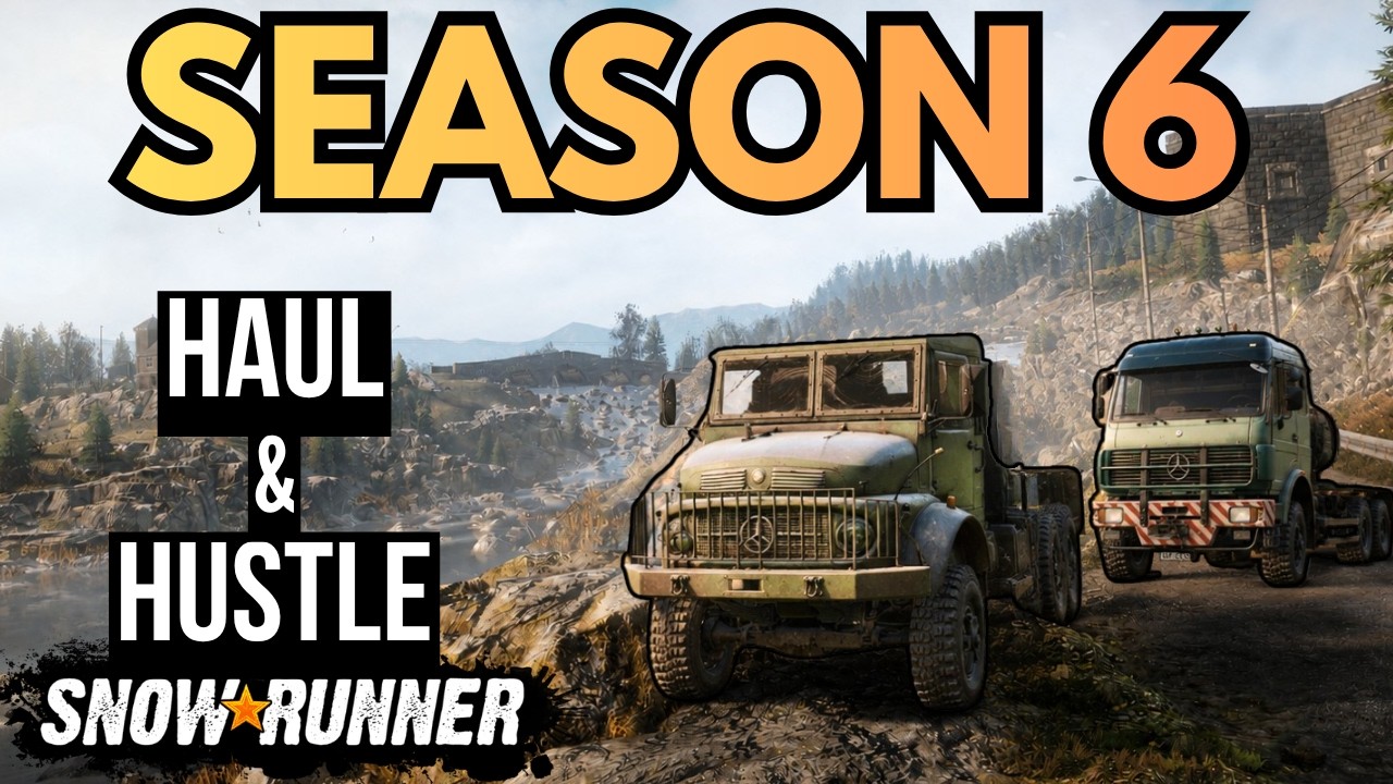 New Mercedes-Benz DLC 2 - Season 6 - Hard Mode SnowRunner