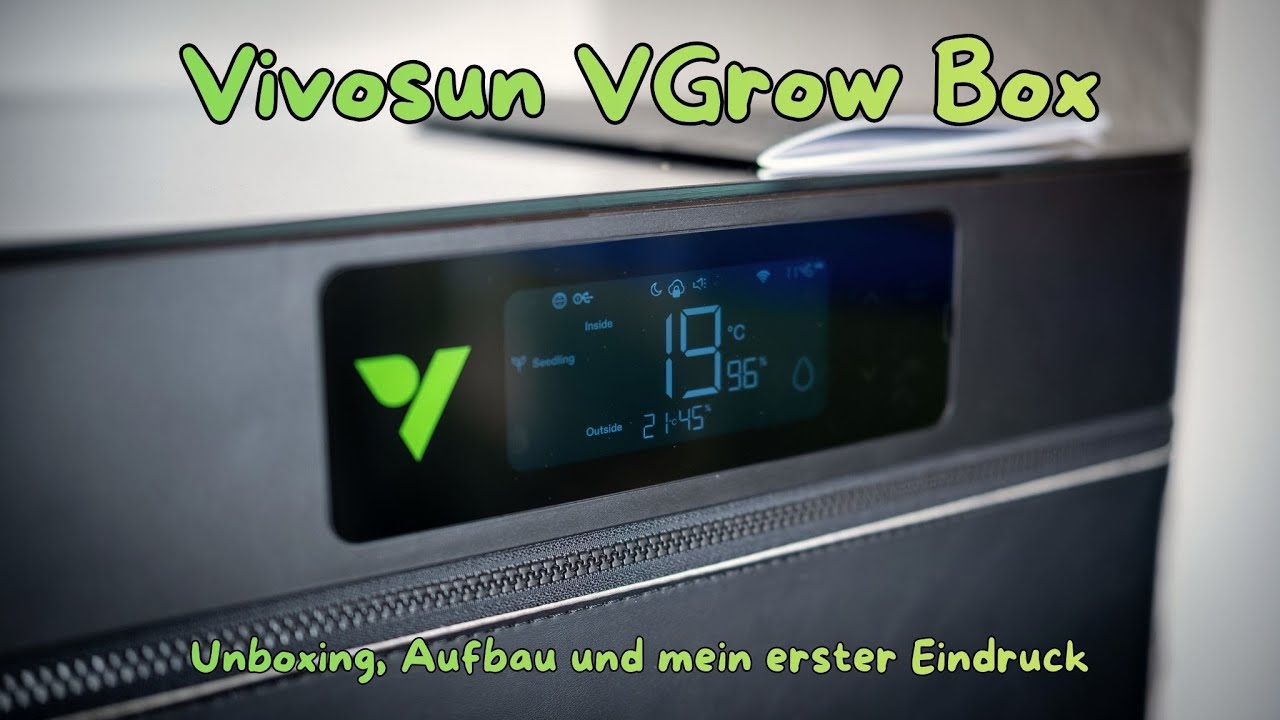 Vivosun VGrow Box - Unboxing, kompletter Aufbau und mein erster Eindruck