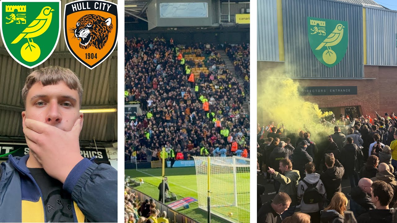 ANGRY FANS AND PROTESTS as NORWICH LOSE TO HULL | Norwich City 0-2 Hull City | Vlog