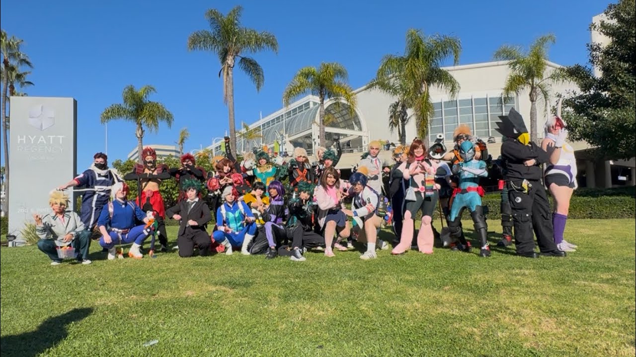 My Hero Academia Cosplay Gathering. Anime Los Angeles 2026 Day 2.