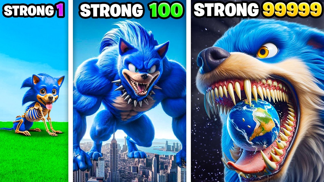 Weakest To STRONGEST SONIC DOG In GTA 5!