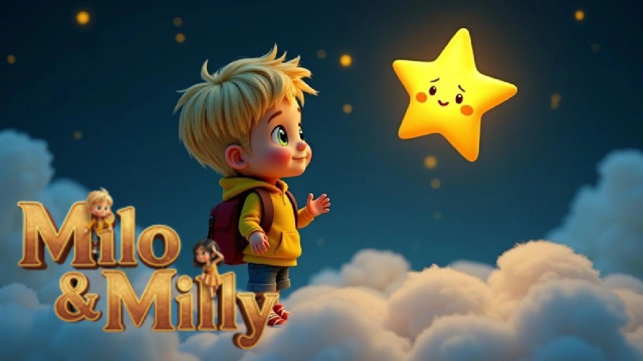 Twinke Twinkle Little Star | Milo and Milly Nursery Rhymes | Kids songs | Bedtime Lullaby