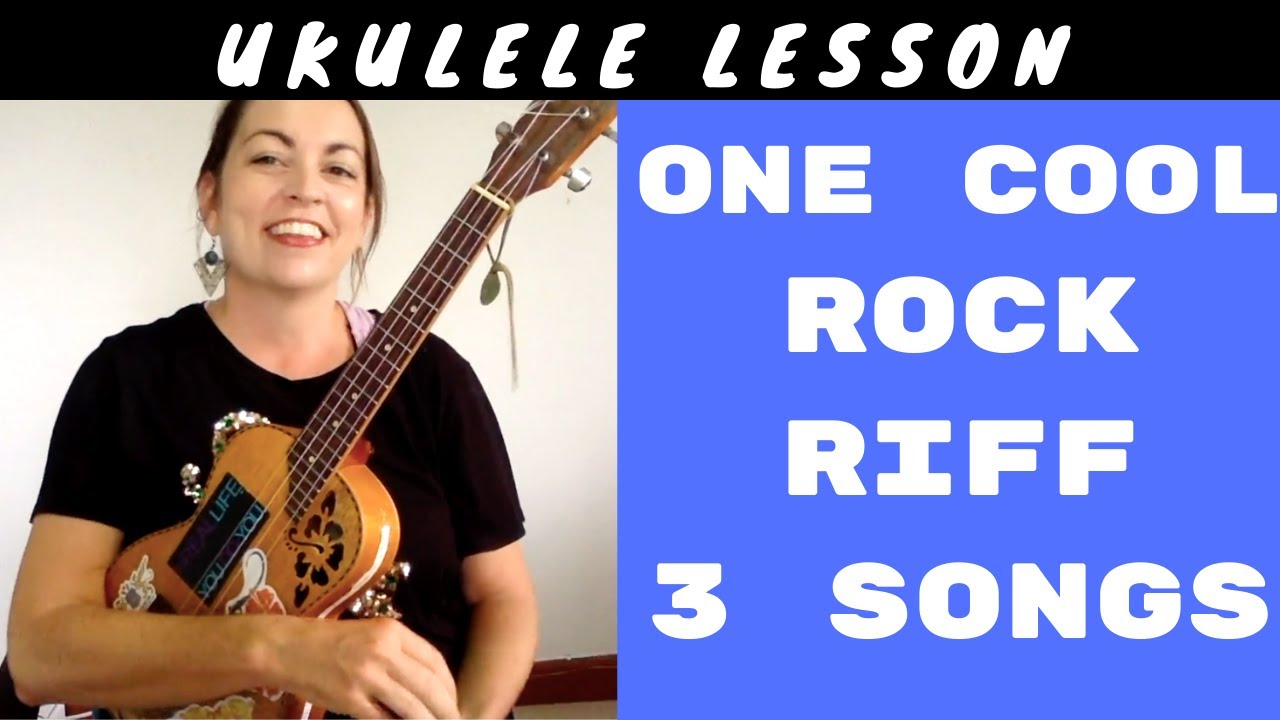 SPIRIT IN THE SKY UKULELE TUTORIAL MASHUP / GOLDFRAPP / CHRIS ISAAK - 3 CHORD ROCK RIFF
