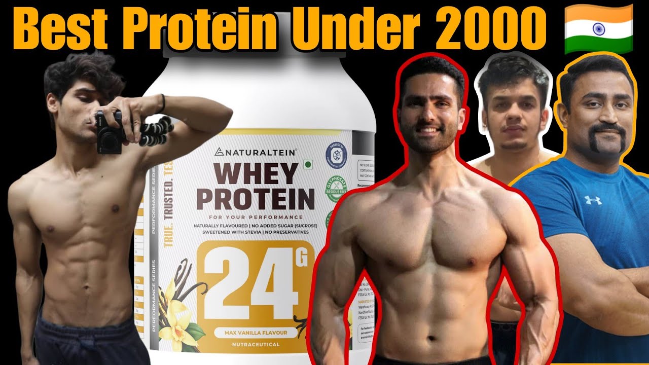NATURALTEIN NEW Whey Protein Concentrate Review! 🫙 Best Protein UNDER 2000 Rupees in INDIA?? 🤔