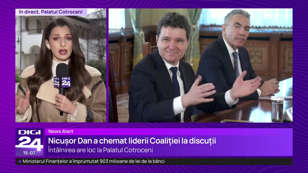 🟣Știrile Digi24  de la ora 15– 17 februarie 2026