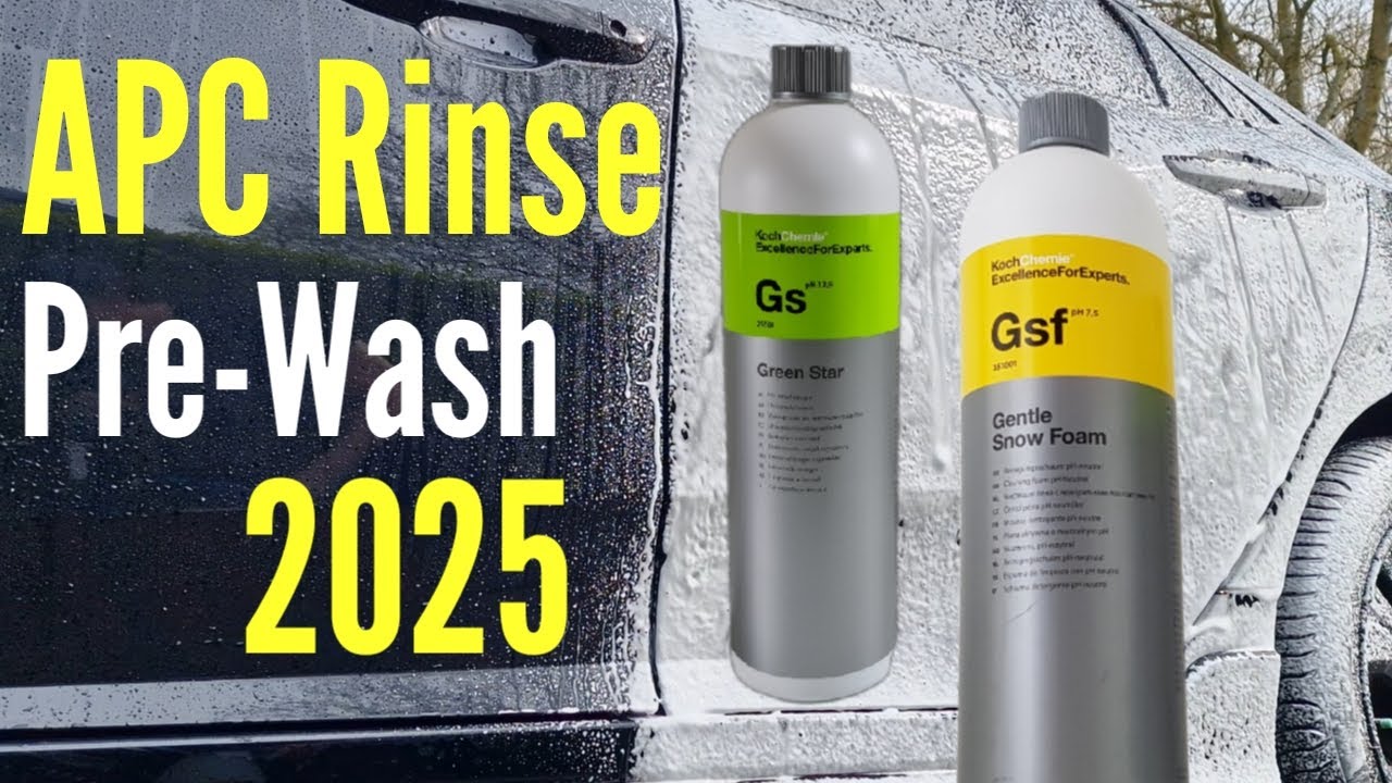 APC Rinse Pre-Wash 2025 With Koch Chemie Green Star GS & Koch Chemie GSF Gentle Snow Foam & Kranzle