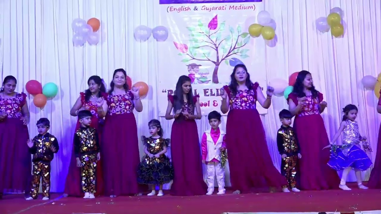 Mummy and kids performance #preschool #godhra #annualday