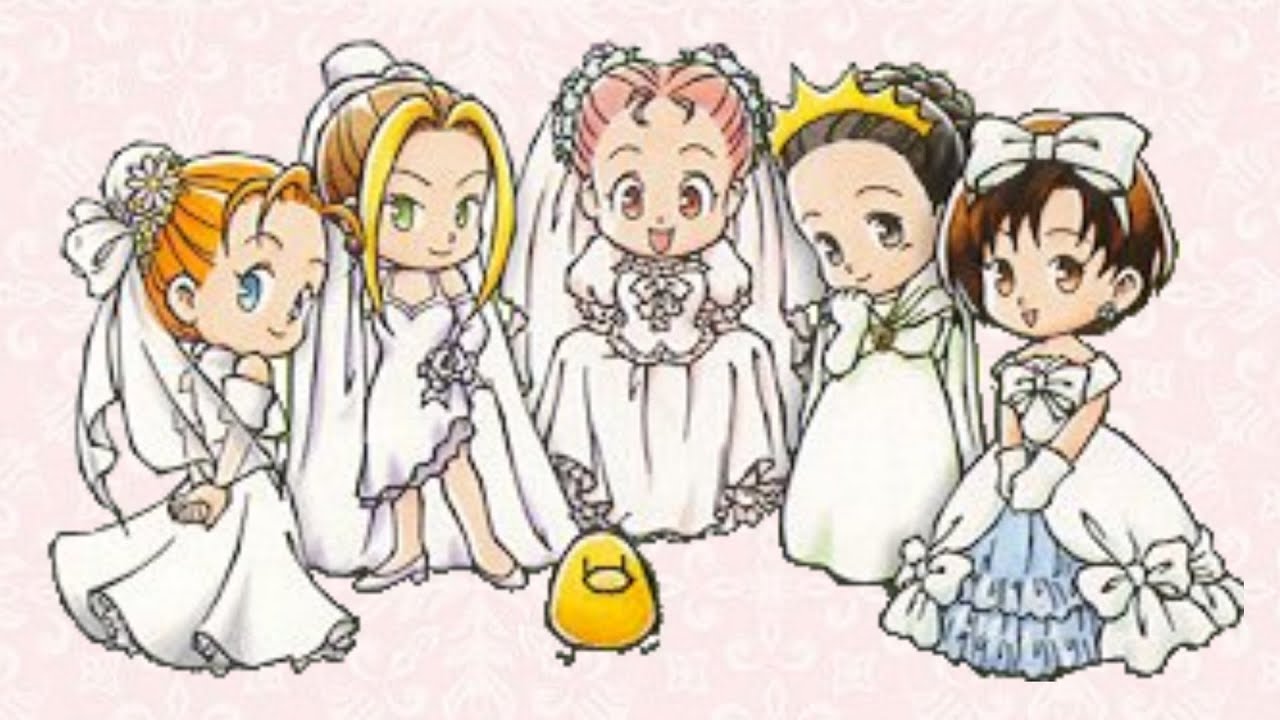 Harvest Moon 64 All Weddings (Bachelorette & Rival)