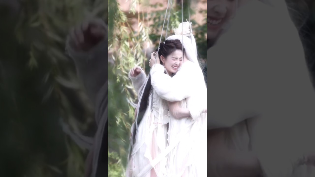 BaiLu and Joseph Zeng were holding back their laughter 😘☺️💖💕 #bailu #白鹿 #zengshunxi #曾舜晞 #feud #临江仙