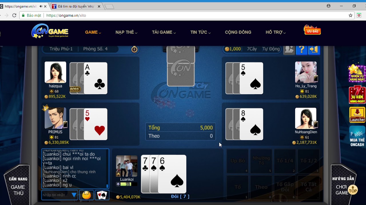 ongame xi to trieu phu p1  luankoi