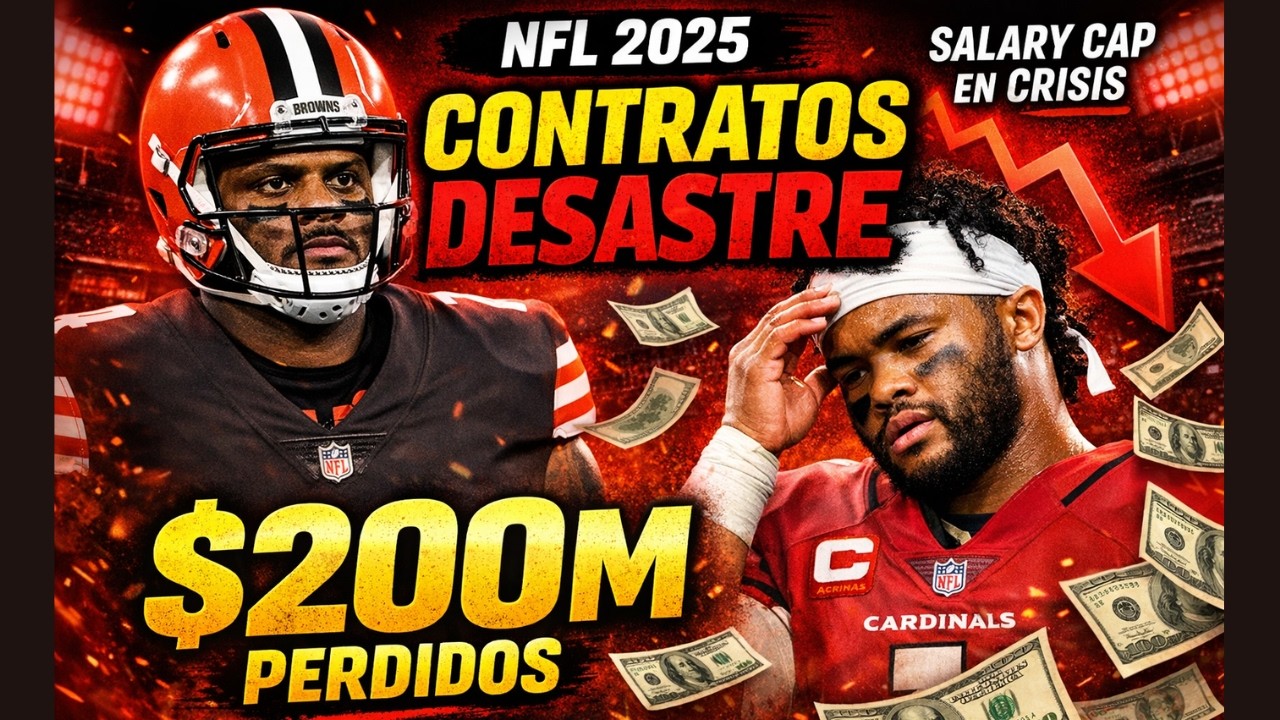 Los 10 Peores Contratos de la Temporada NFL 2025 (Millones Perdidos)