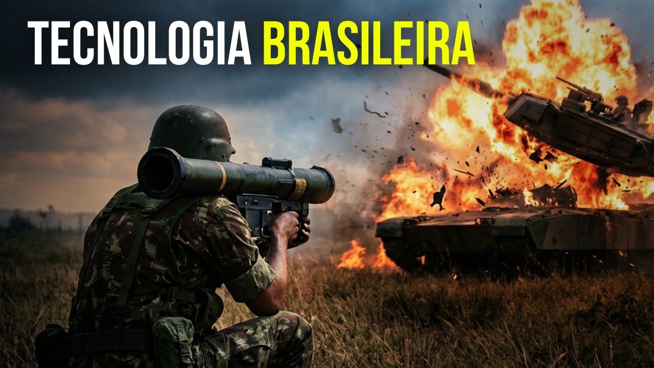 Tanques Estrangeiros Pareciam Imbatíveis, Até o Míssil Brasileiro Furar sua Blindagem