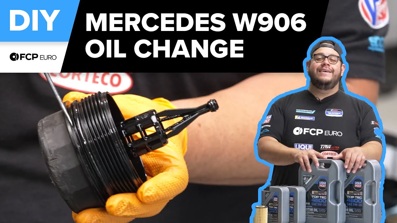 Mercedes Sprinter 2500 Engine Oil & Filter Replacement DIY (2006-2018 Mercedes-Benz W906, OM642)