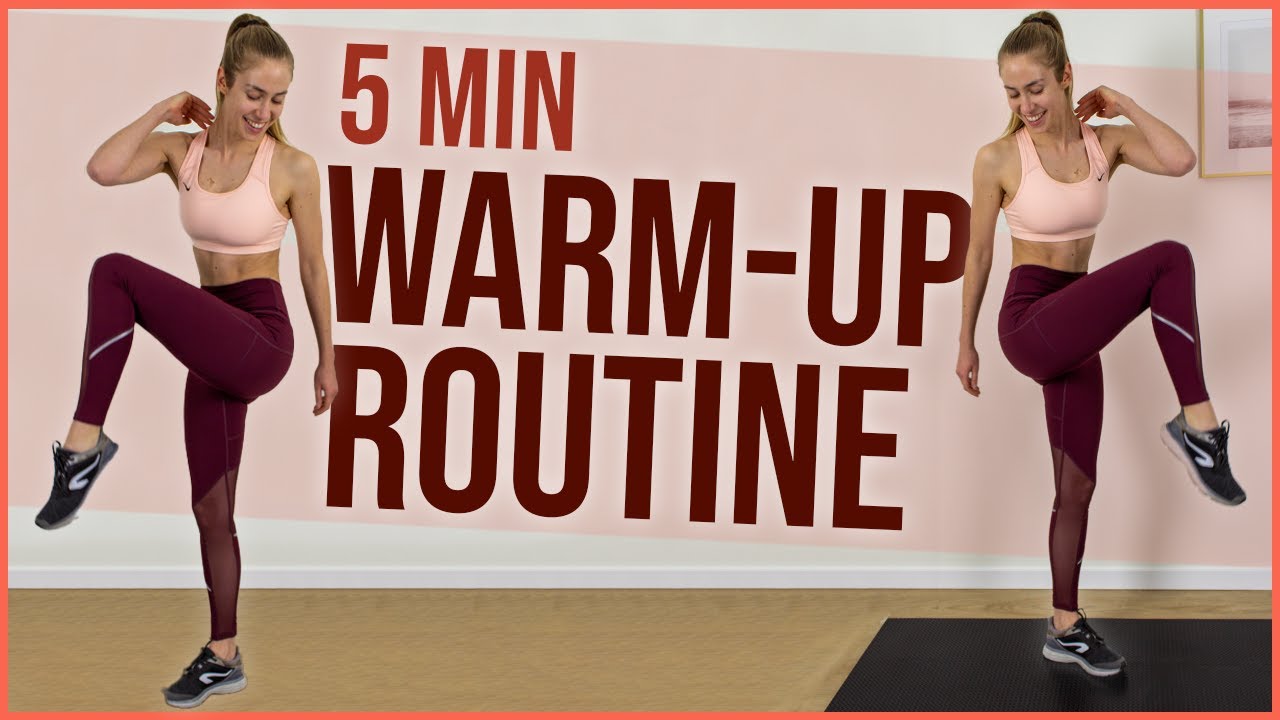FULL BODY 5 MIN WARM-UP ROUTINE! (do this before every workout!)