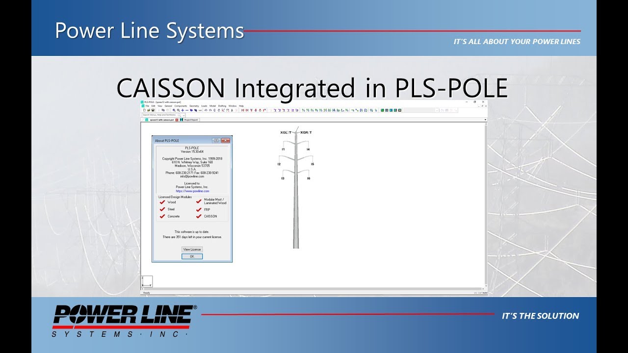 CAISSON Integrated in PLS-POLE