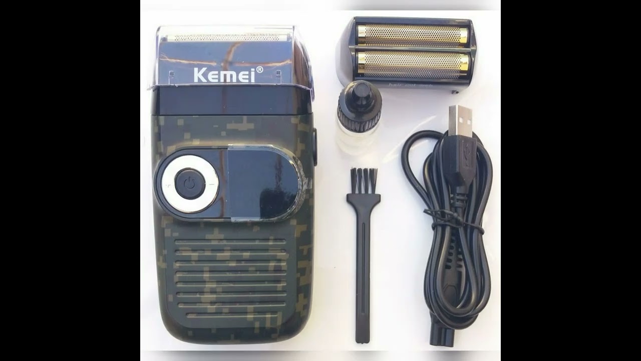 tondeuse kemei (km-2027) charge