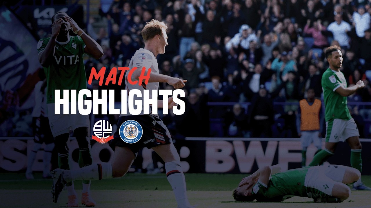 HIGHLIGHTS | Wanderers vs Stockport County