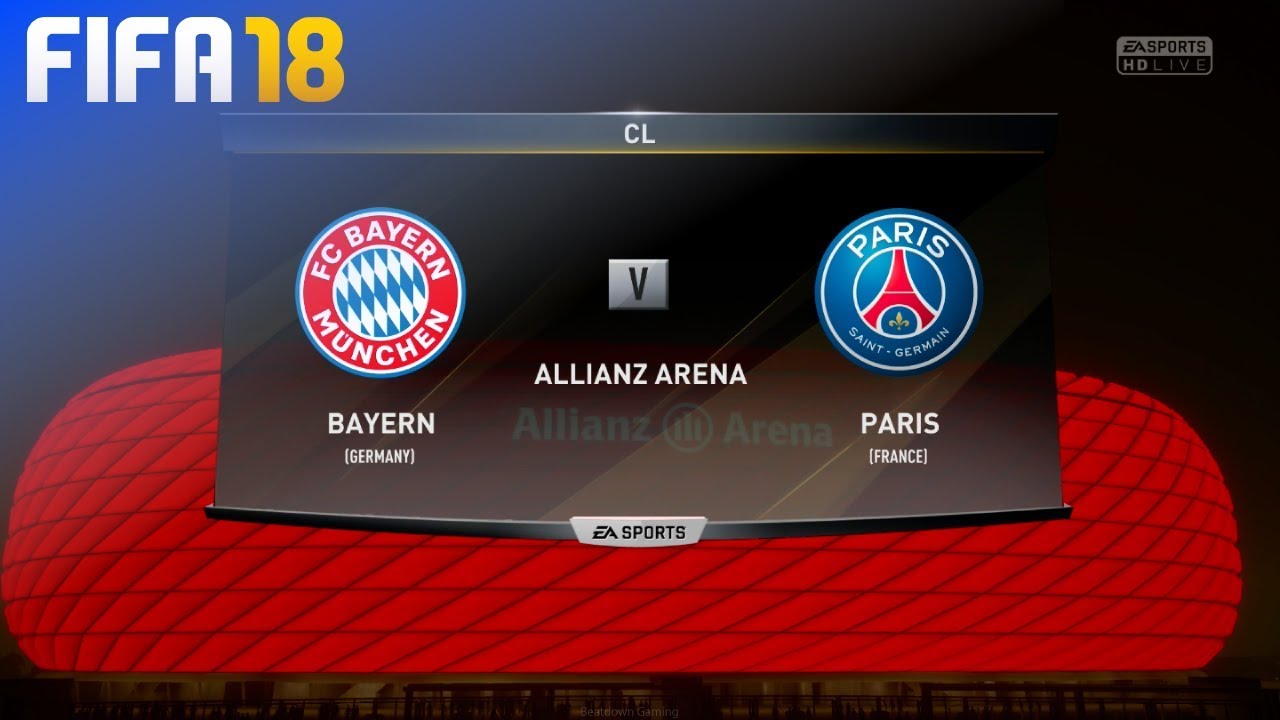 FIFA 18 - FC Bayern München vs. Paris Saint Germain @ Allianz Arena