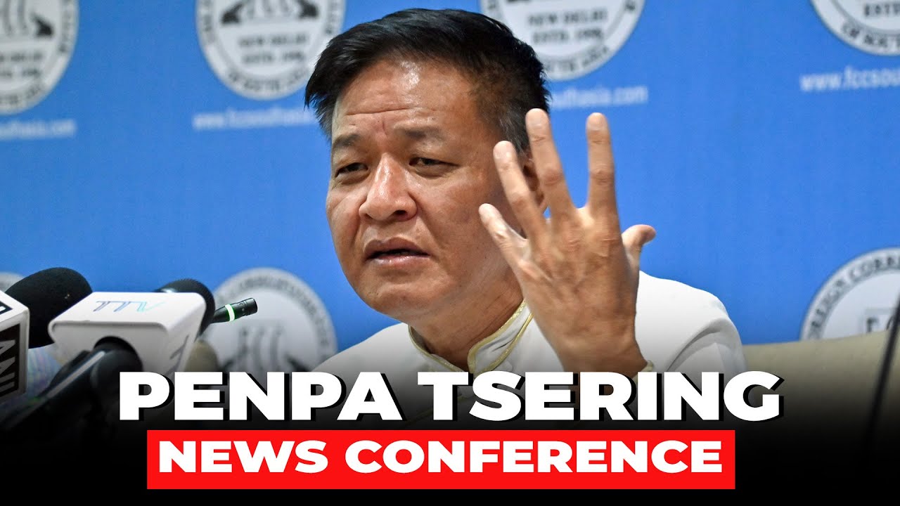 LIVE: Penpa Tsering presser on Dalai Lama successor |Talks with China | India|US Aid |visit to Tibet