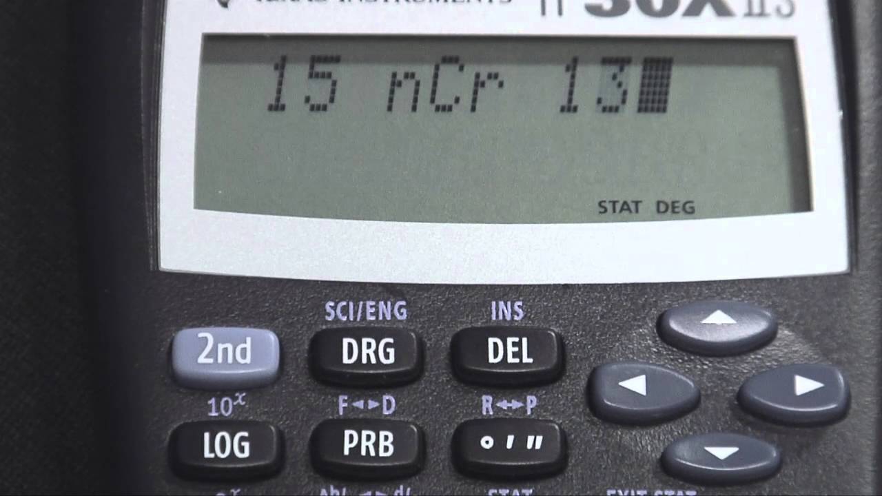 TI-30 XIIS Биномиальная вероятность