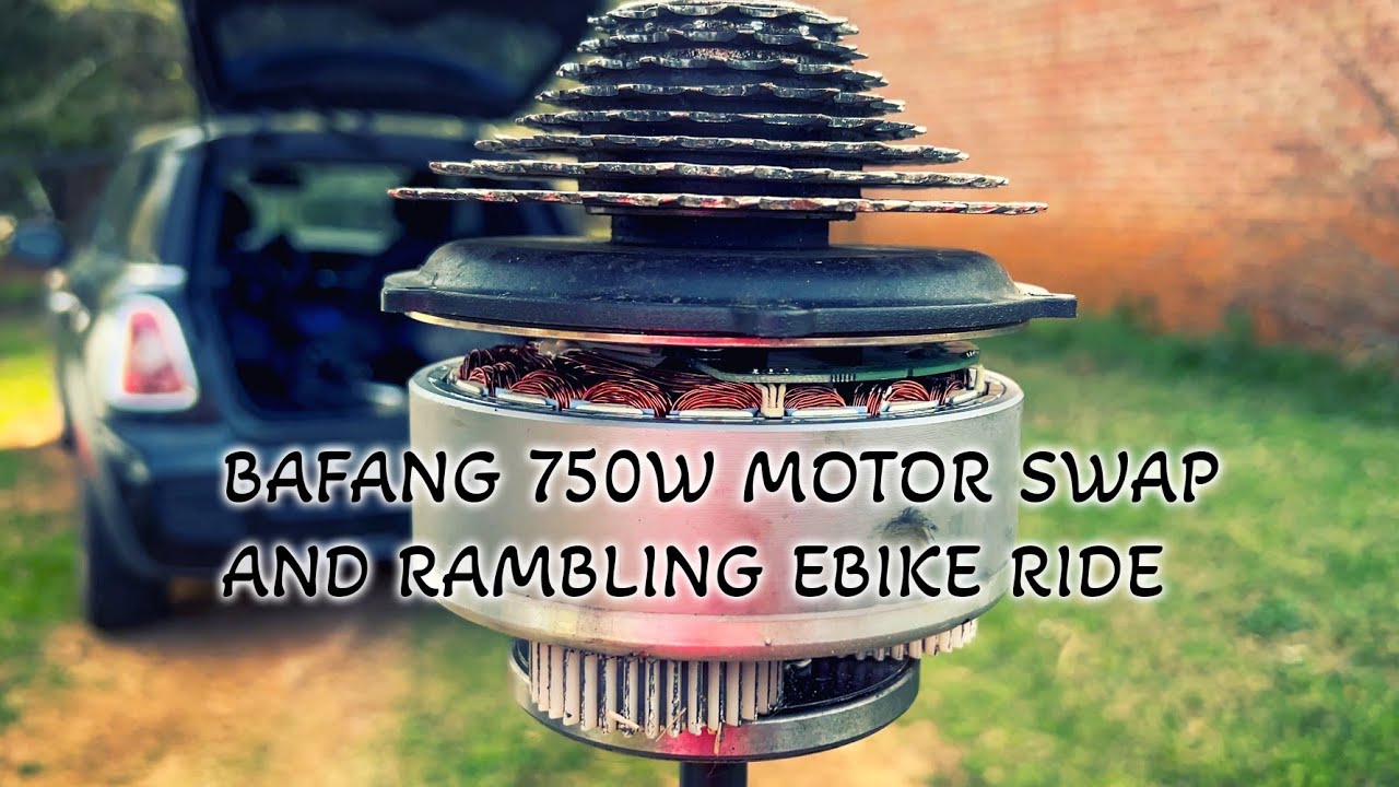 Bafang Ebike Motor Swap, Columbus, GA Rails to Trails Ride