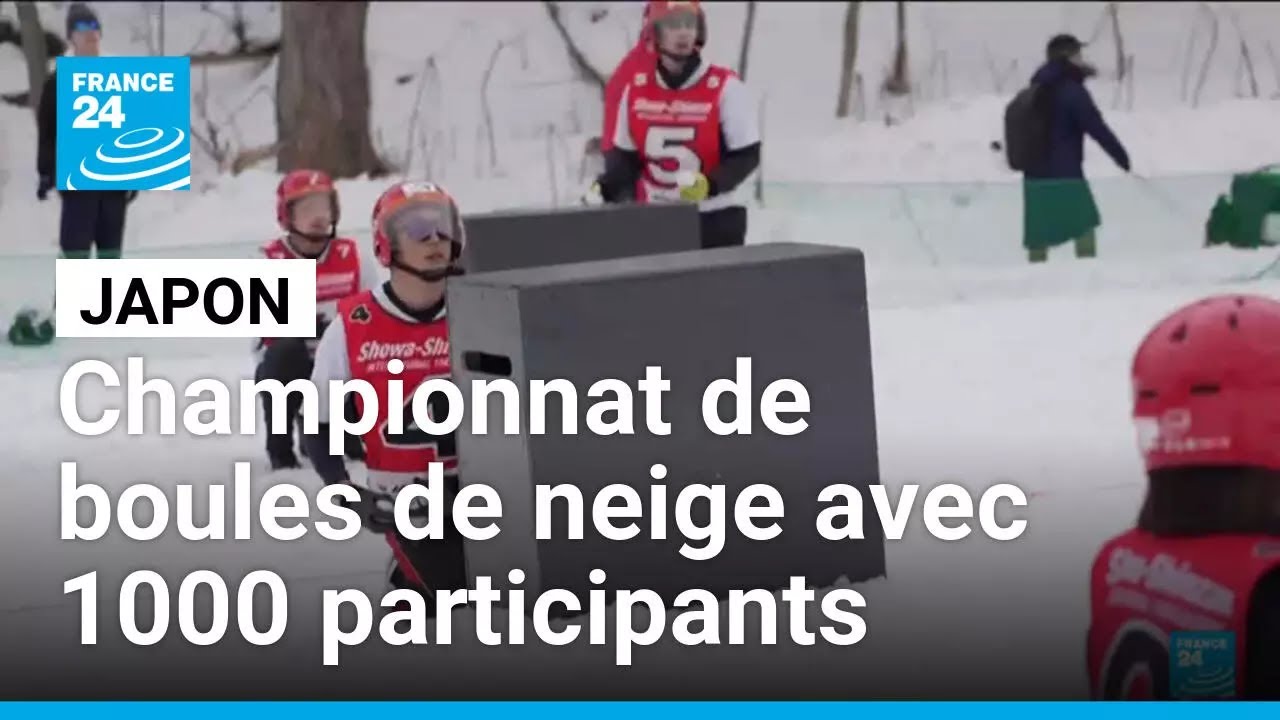 Japon: Un championnat de boules de neige avec 1000 participants • FRANCE 24