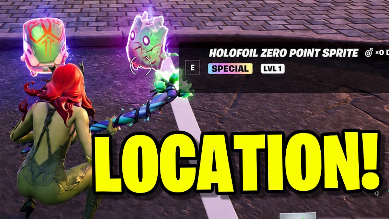 HOW TO GET HOLOFOIL ZERO POINT SPRITE IN FORTNITE