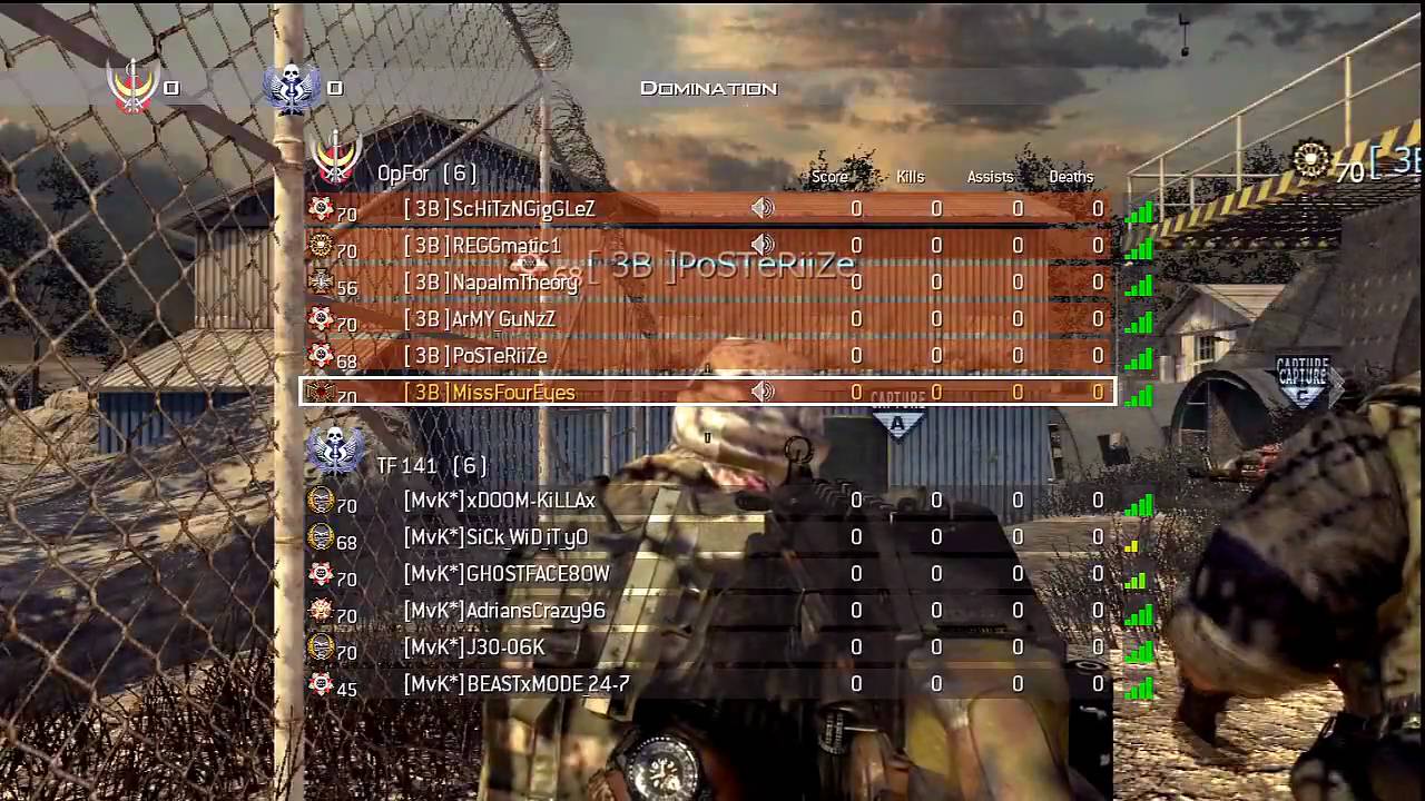 Clan Battle - Domination - Scrapyard - Modern Warfare 2