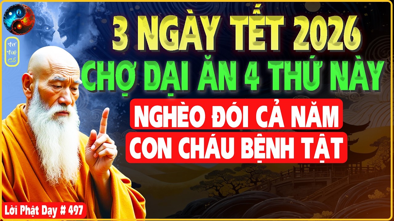 4 MÓN ĂN ĐẠI KỴ VÀO 3 NGÀY TẾT CHỚ ĂN PHẢI KẺO CẢ NĂM NGHÈO ĐÓI BỆNH TẬT - TRÍ TUỆ CỔ