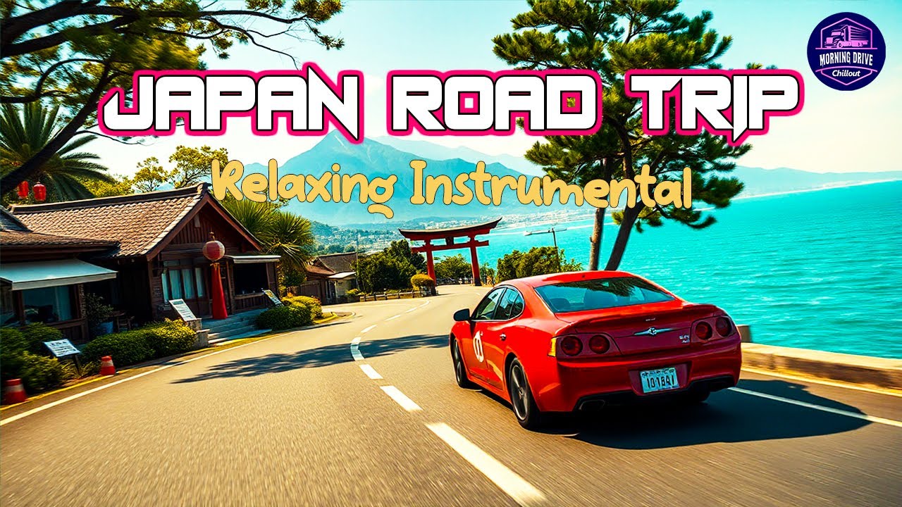 Drive and Chill Through Japan 🌸 Guitar & Saxophone Instrumental for Tranquility and Inner Joy
