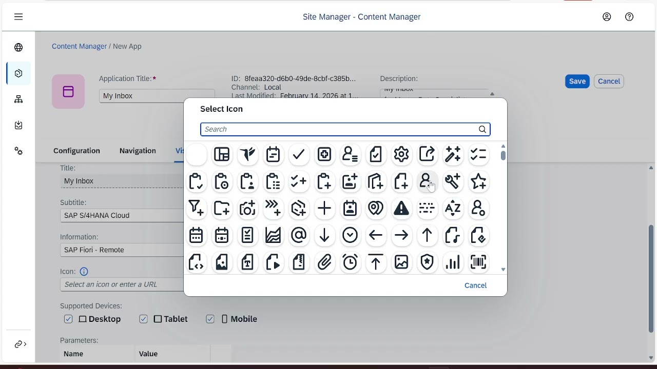 BTP - CREATE = APP |CATALOG |GROUP |PAGE |ROLE |SPACE