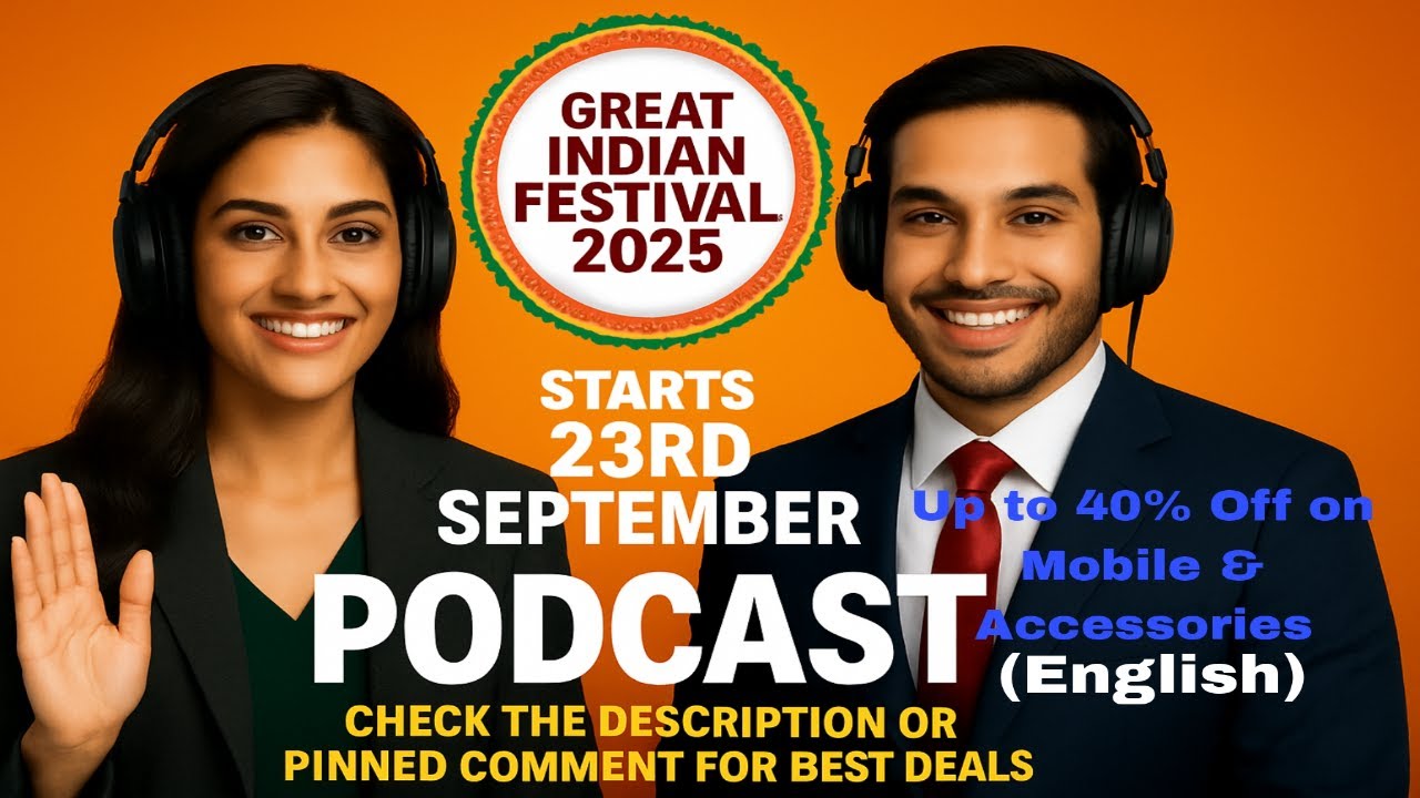 Amazon Great Indian Festival 2025 | Biggest Sale Starts 23rd September | Up to 40% Off on Mobile
