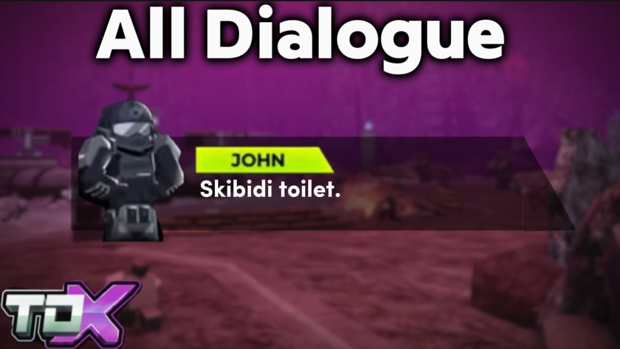 ALL Dialogue In TDX Halloween Event 🗣️🎃