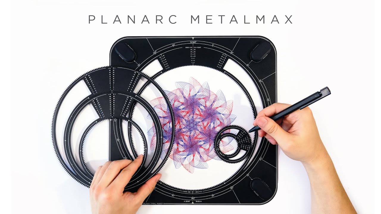 7-in-1 Drawing Tools | PLANARC MetalMax Spiral Makers