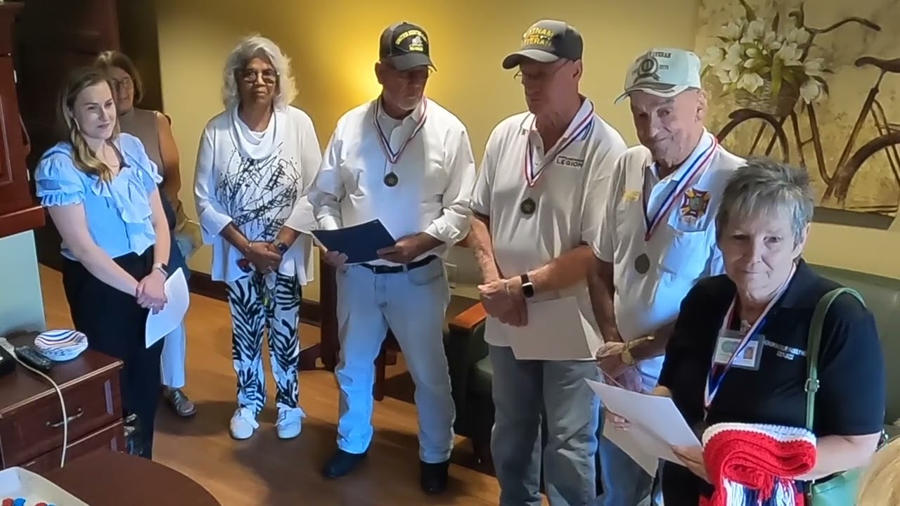 Veterans Honored for Volunteering for Hospice on Surprising Heroes!