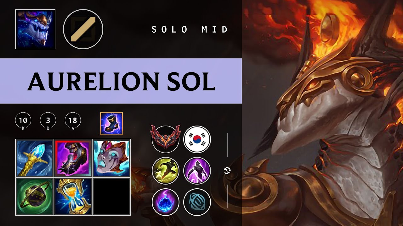 Aurelion Sol Mid vs Viktor - KR Grandmaster Patch 26.02