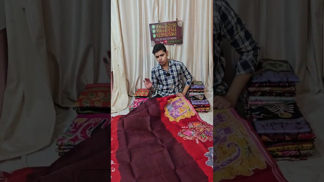 রূপে রঙে ফ্যান্সি সৌন্দর্য 🌺😜|| BATIK PRINT || PURE SILK || SILK BHES || SILK SAREE || WP-9064401541