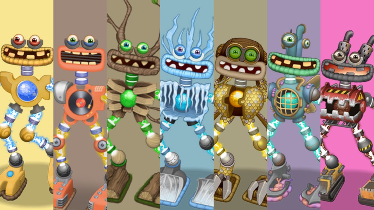 All Wubbox - All Islands, Sounds & Animations | My Singing Monsters
