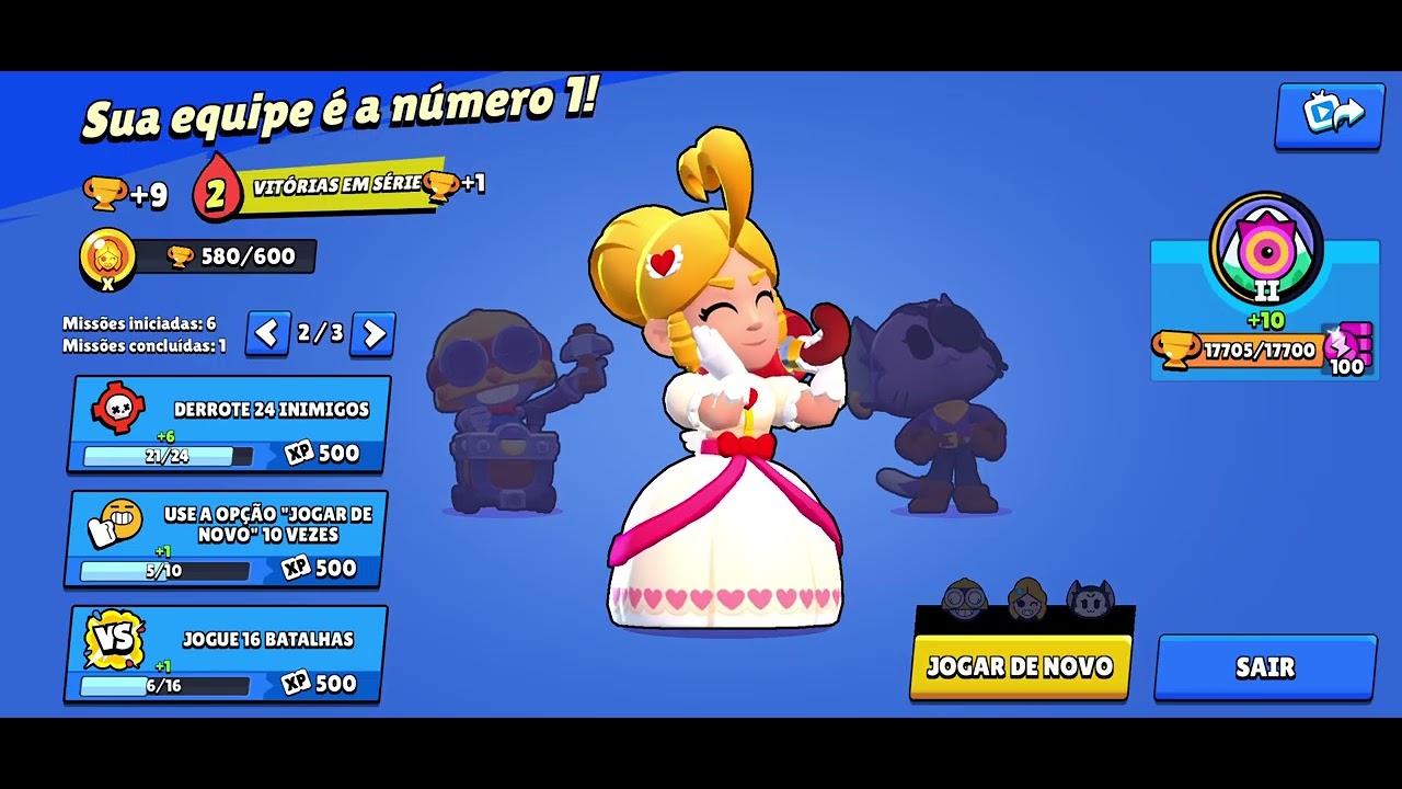 Jogando brawl stars 