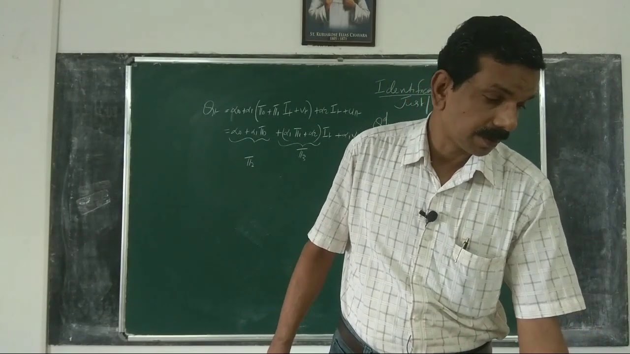 Econometrics 154: Just identification