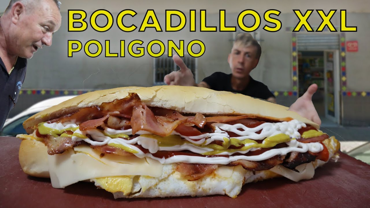 COMIENDO LOS FAMOSOS BOCADILLOS GIGANTES de PACO en LOS PALACIOS Y VILLAFRANCA *no se lo esperaban*