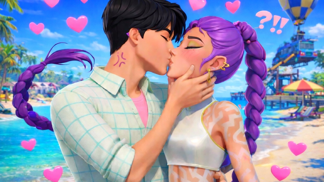 RUMI and JINU'S first VALENTINE'S KISS..