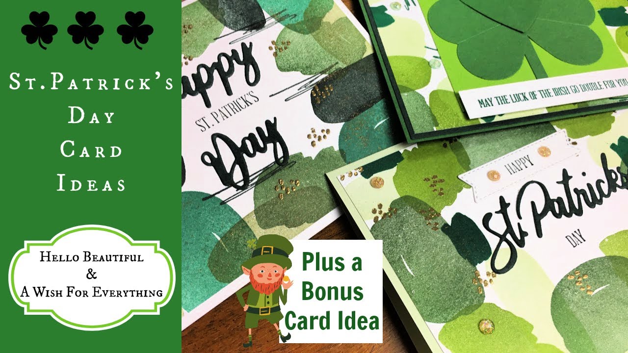 St. Patrick's Day Card Ideas 2022: 3 Fun and Festive Green Card Layouts You Can Try