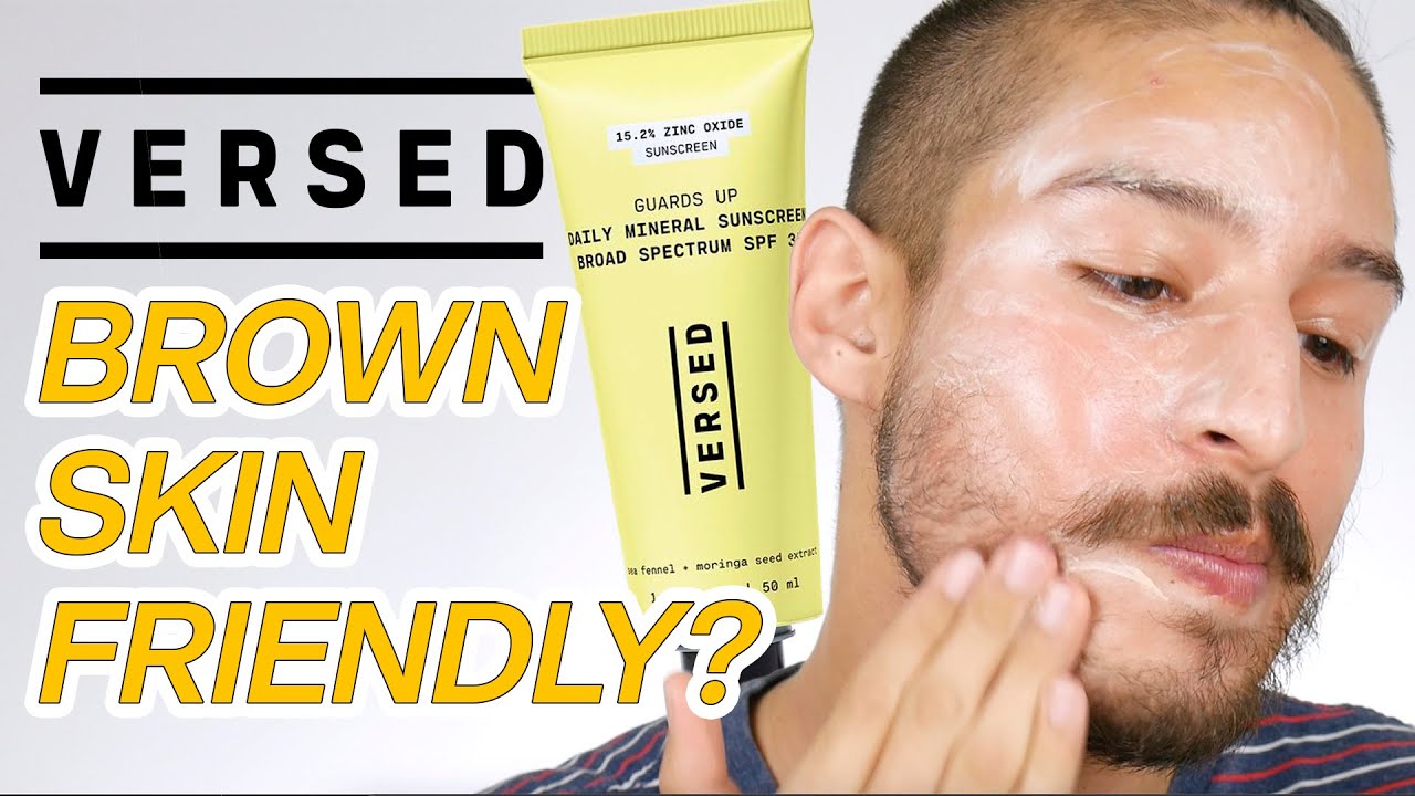 Versed Guards Up Mineral SPF: Brown Skin Friendly? | Review + 3 Day Wear Test
