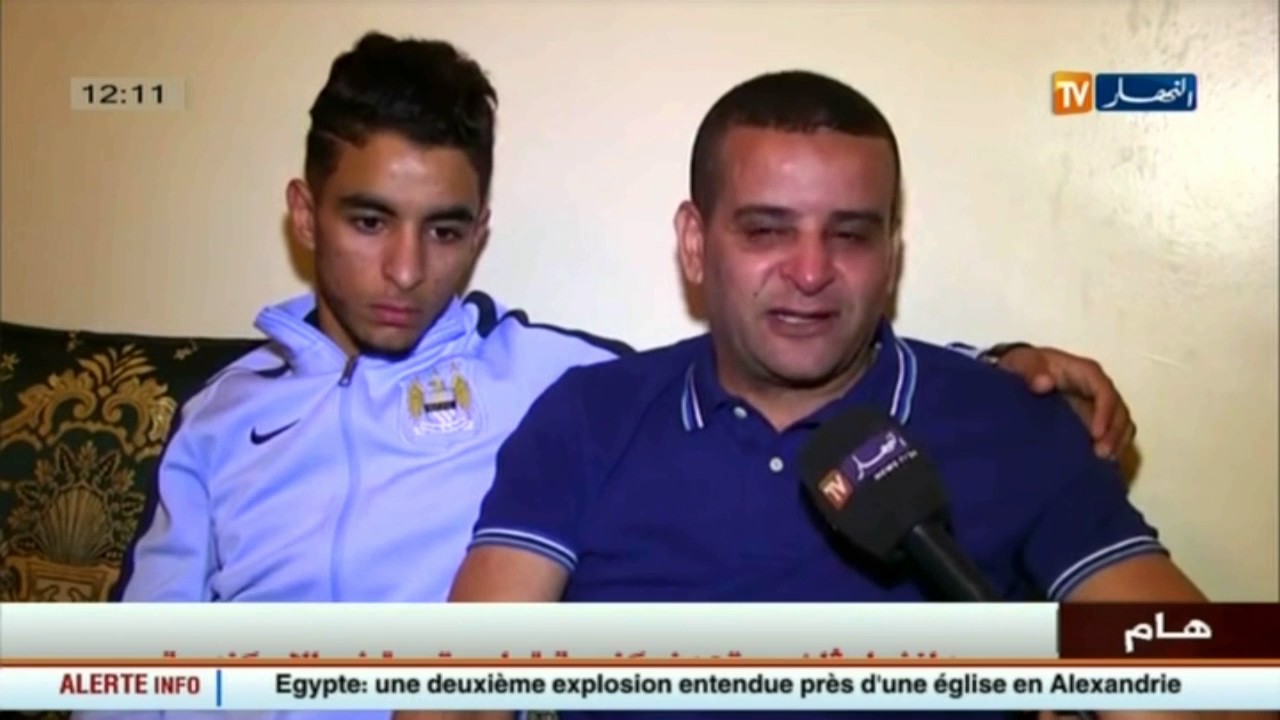 علي ميصابيح في أول  ظهور له بعد خروجه من السجن